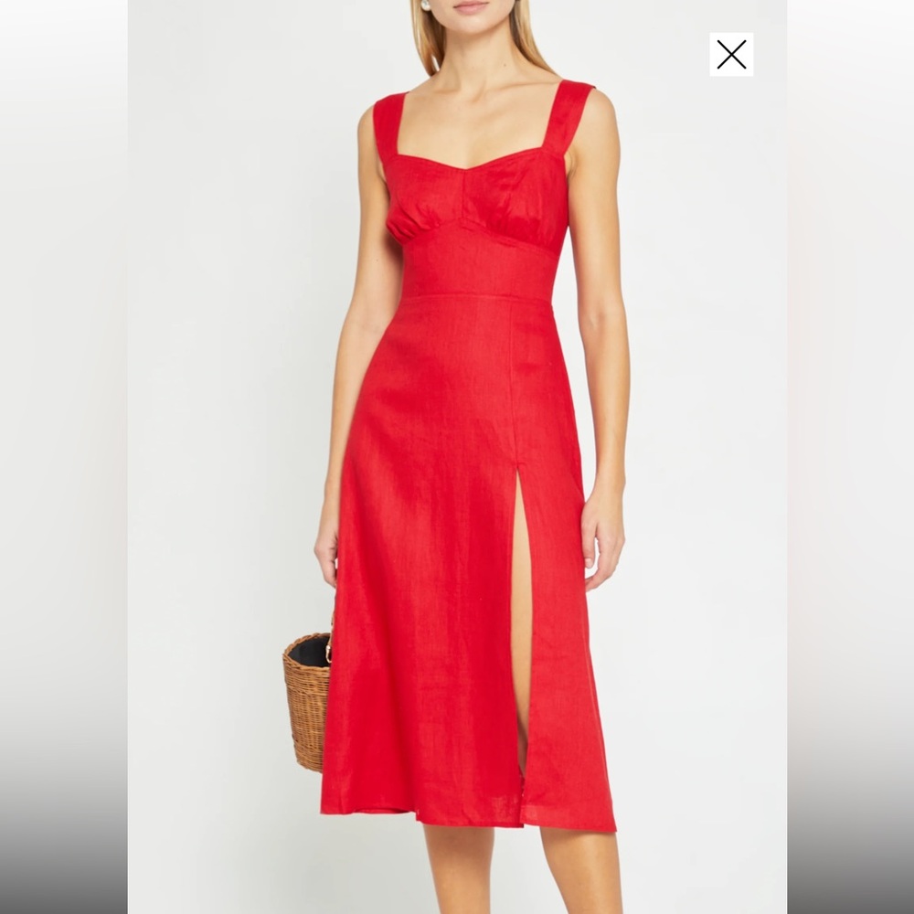 NWT OPT Few Moda Cassia Linen Dress (2)